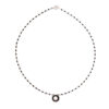 connect the dots necklace (black)