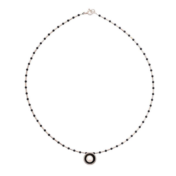 connect the dots necklace (black) Handmark