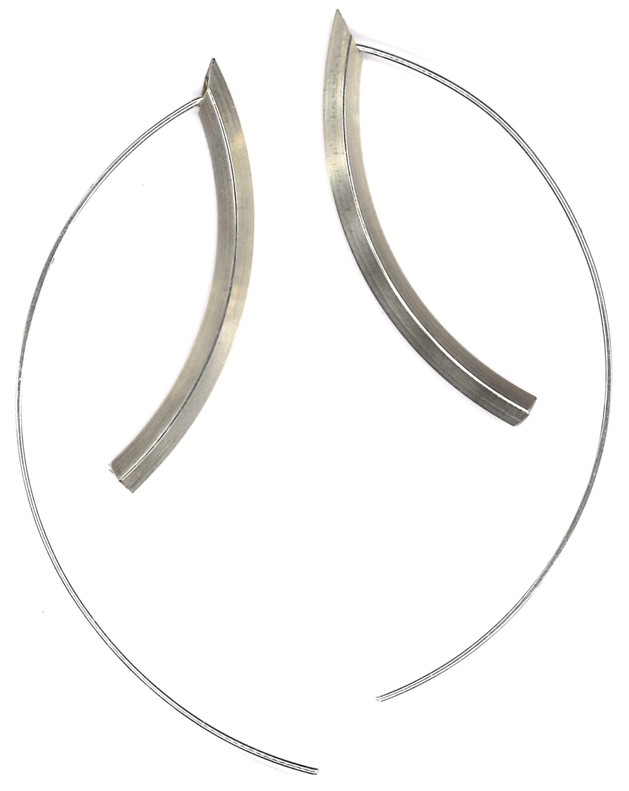 MONA Twig Wren Earrings silver