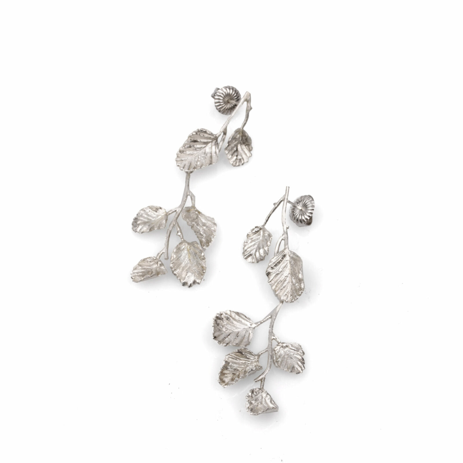 fagus stud drop earrings - articulated