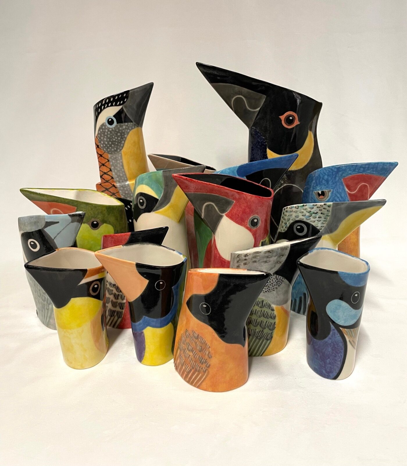 Australian Bird Jugs