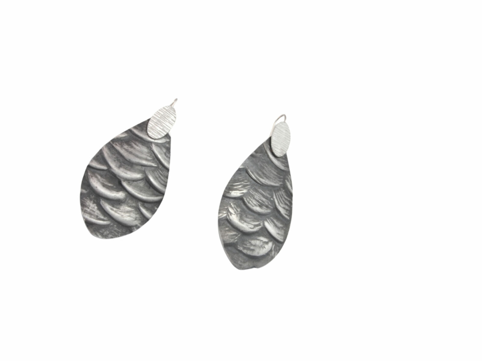 fish scale earrings