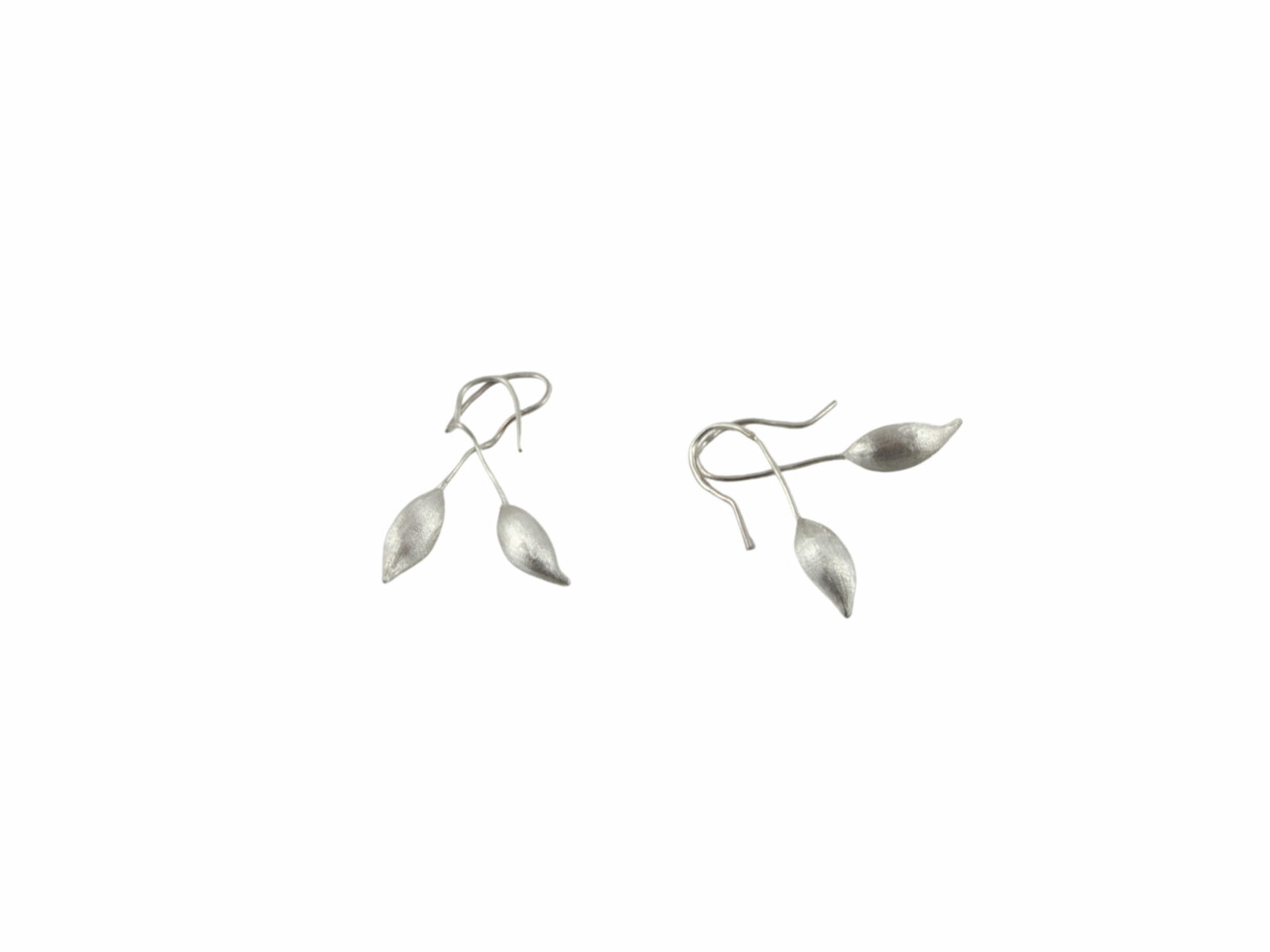 curvy kelp pod earrings