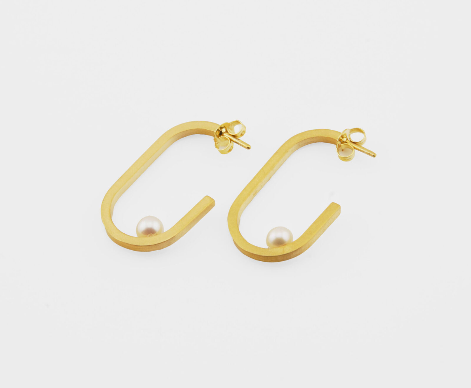 poise hoops - gold