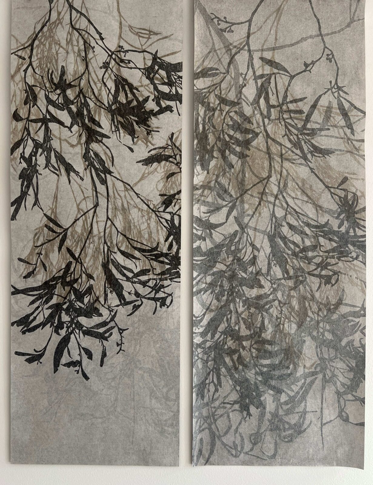 Tree Stories' diptych, unique state