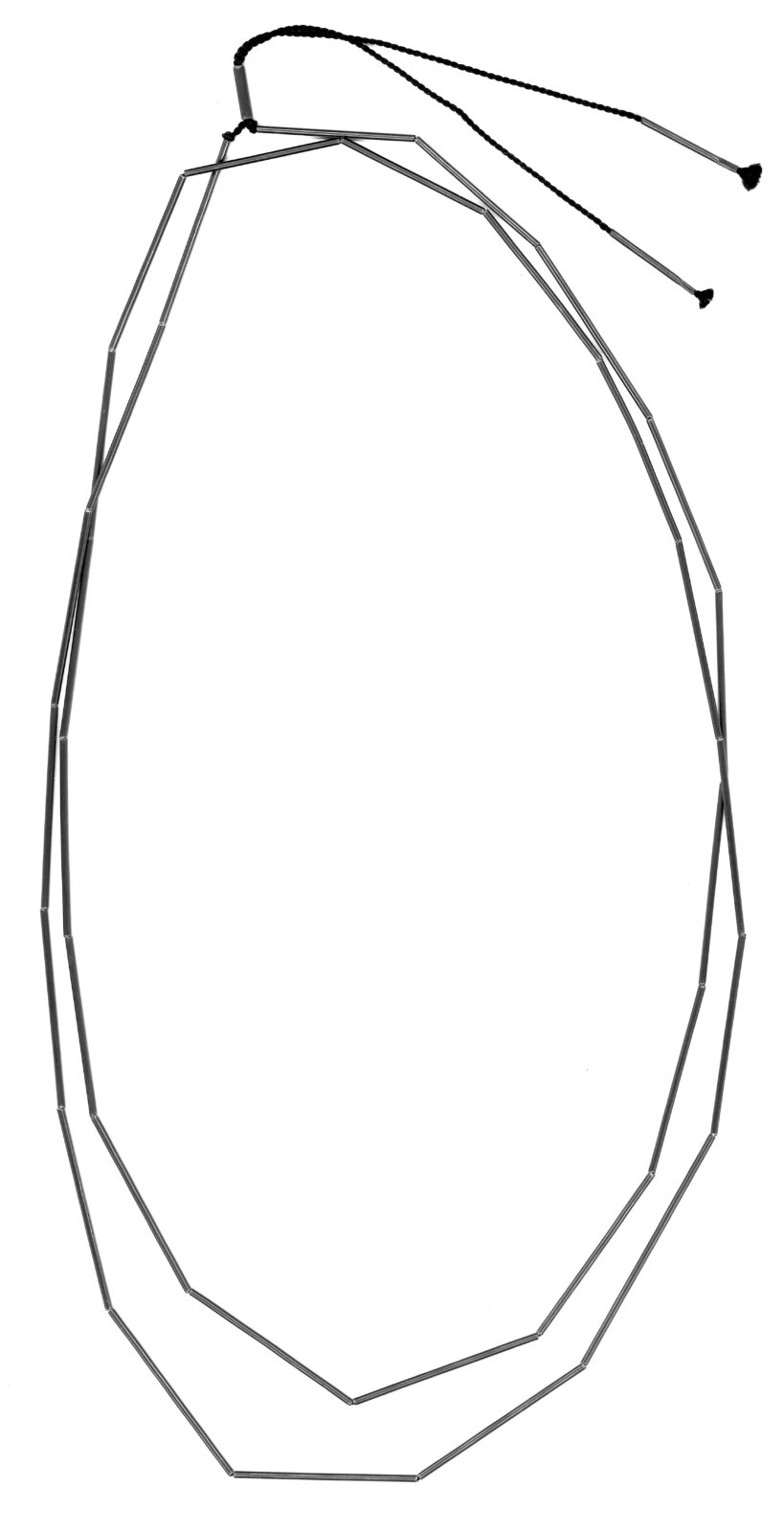She Oak Needles (black, mid-length)