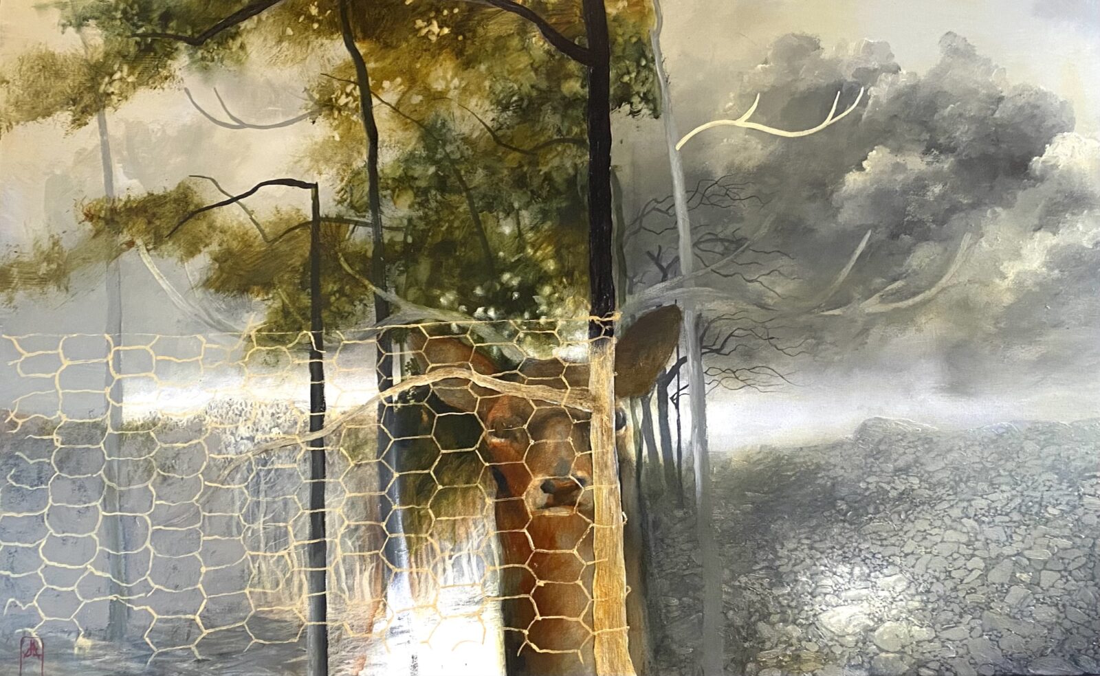 Shelter from the storm (series: I have always used chickenwire to protect my dreams from the world)
