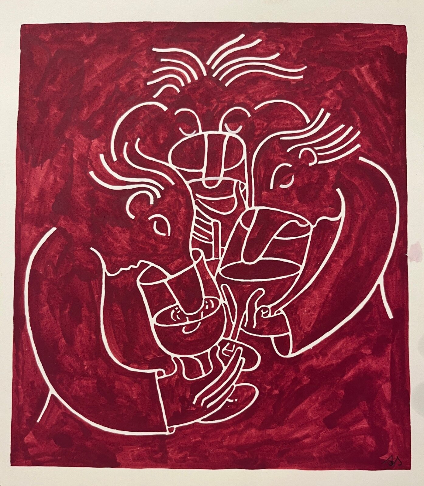 Untitled (Wine Sniffers)