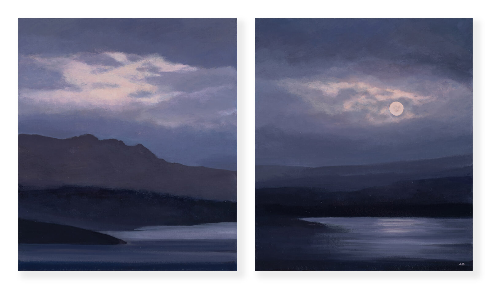 For The Moon, There Is The Cloud, Nocturne In Blue No.3