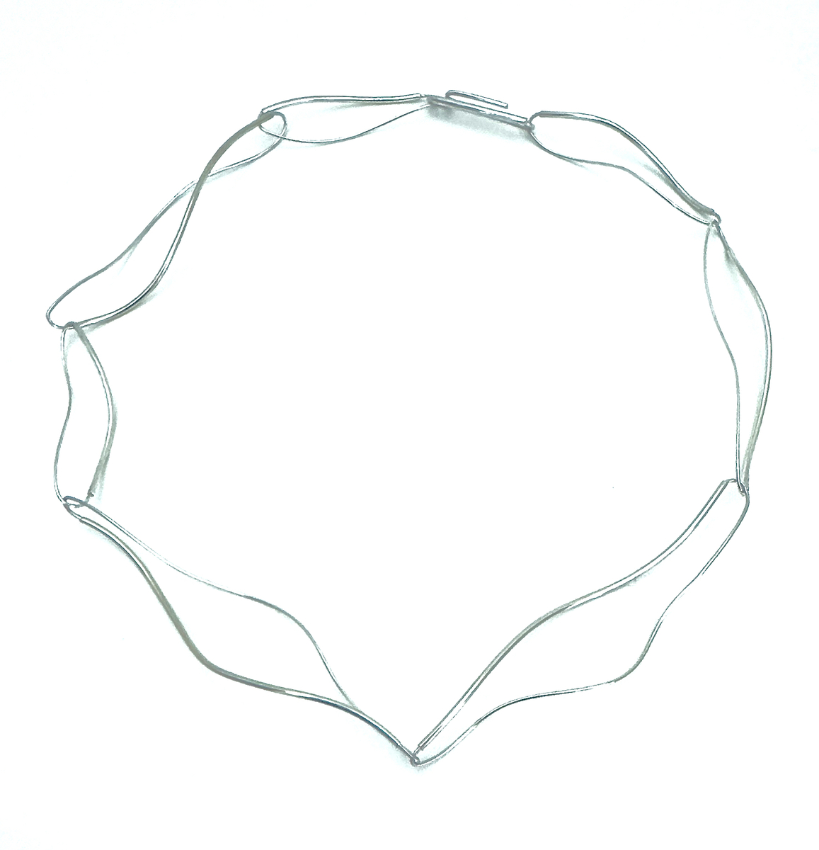 Silver Twisted Pod Chain (short)