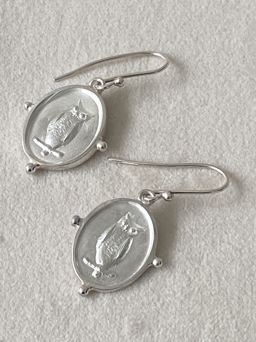 Aria Owl earrings