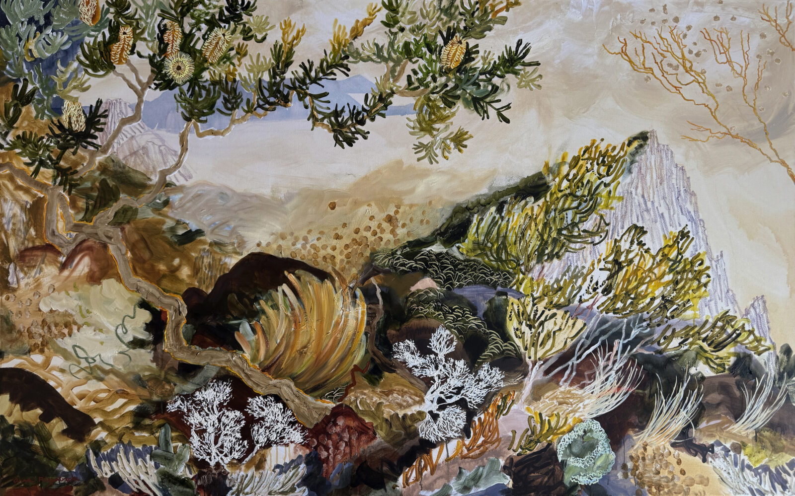 Golden Light Between Pillar and Hauy