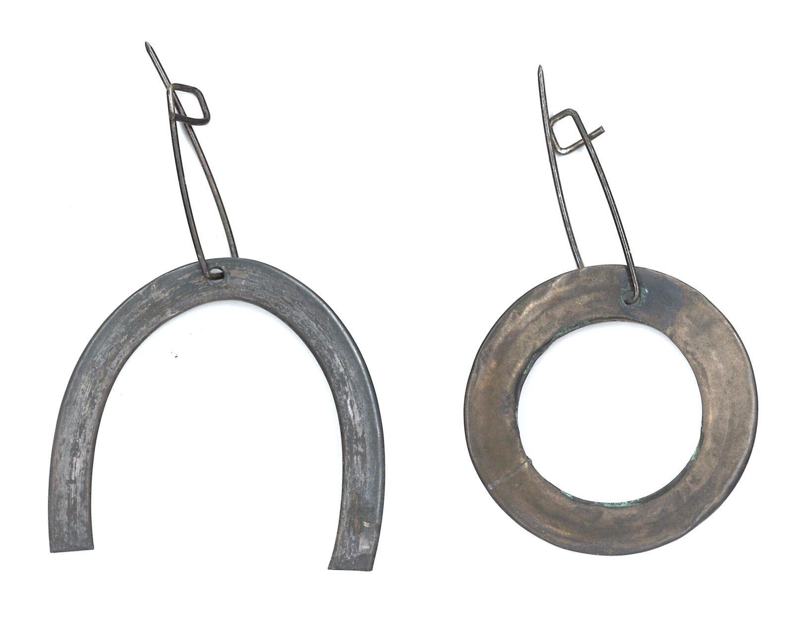 Weathered Grafffiti NO pins (set of 2)