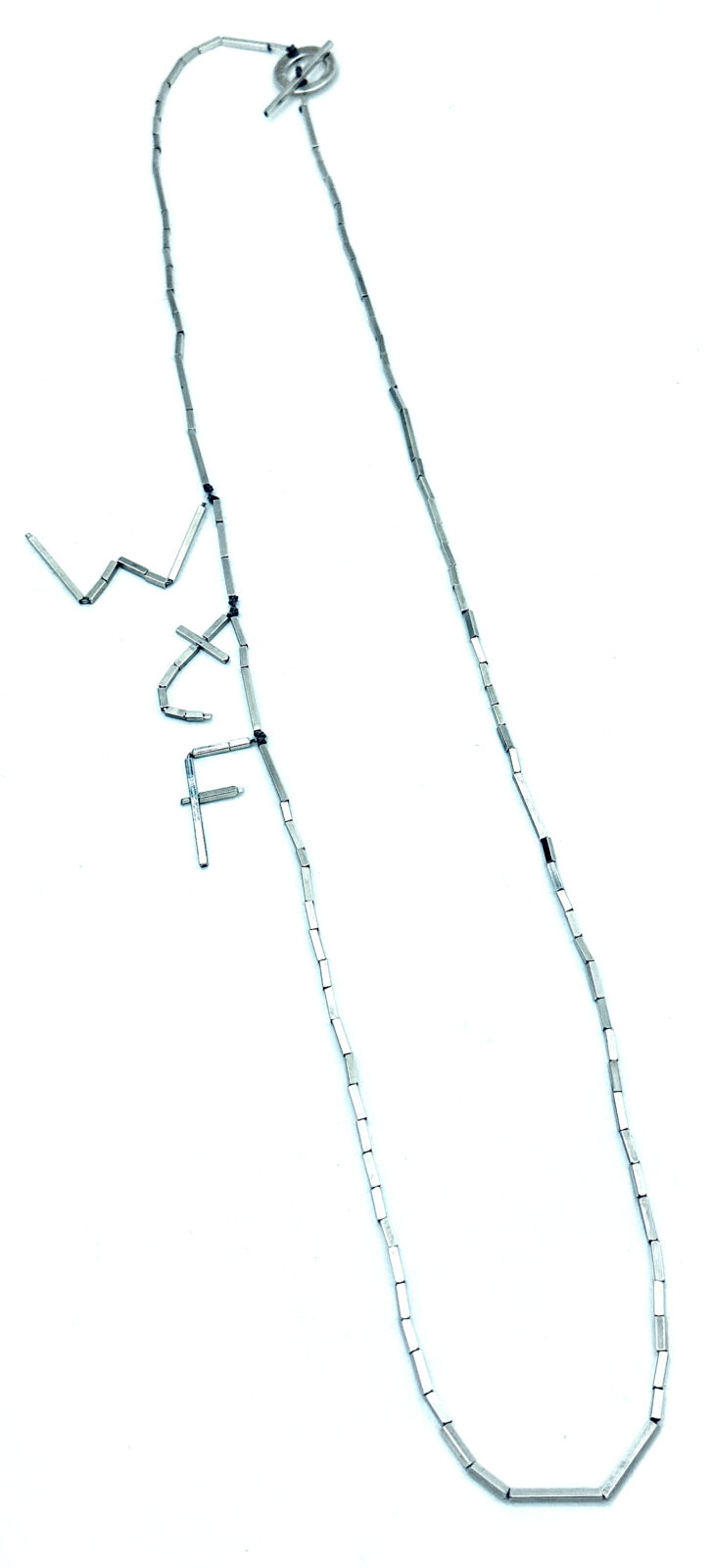 WTF Graffiti neckpiece (square tube)