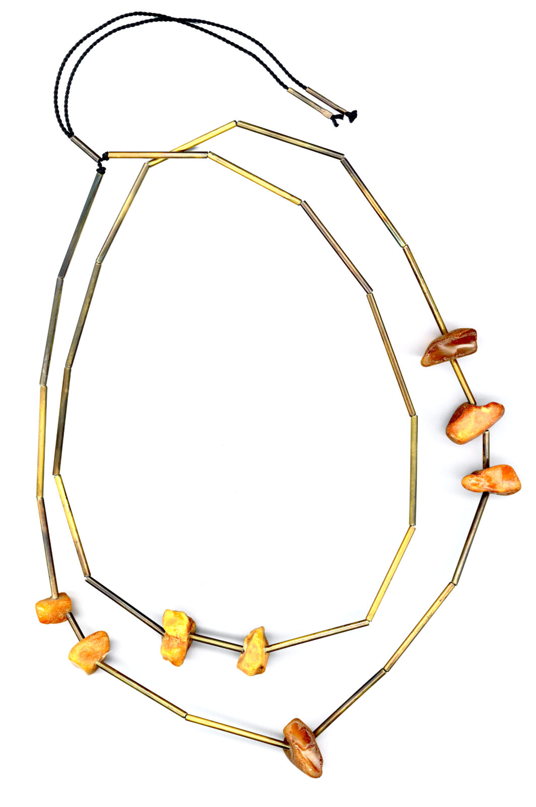Orange Fungi neckpiece